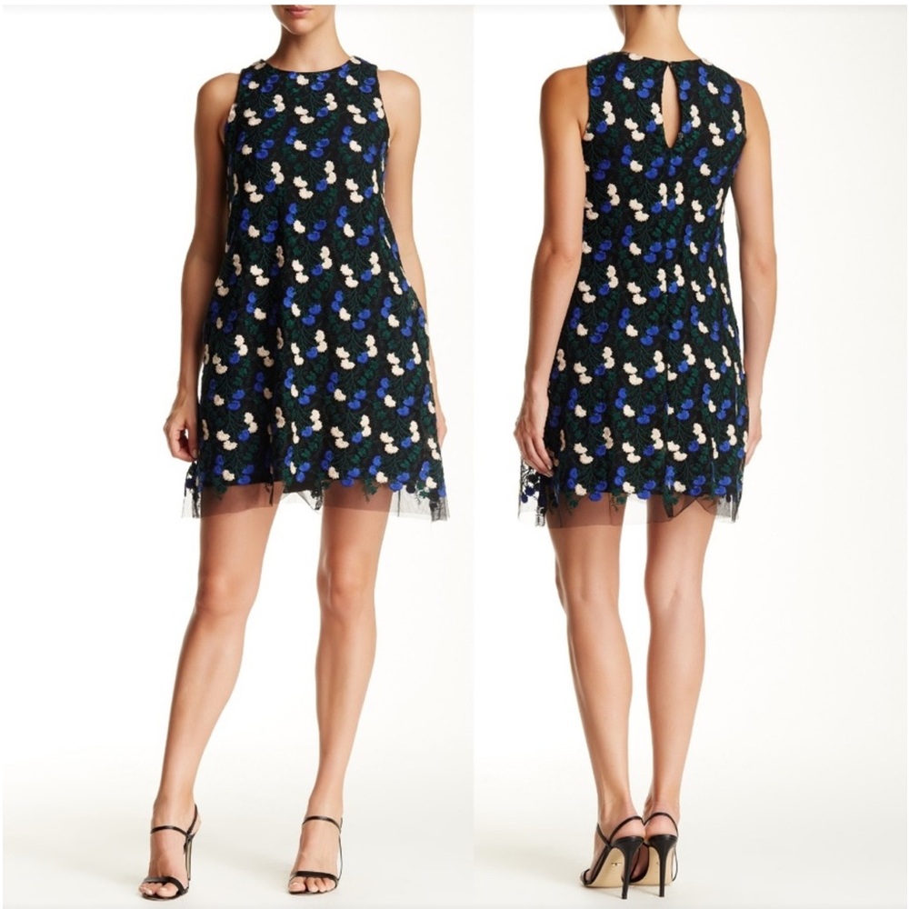 Julia Jordan Embroidered Dress